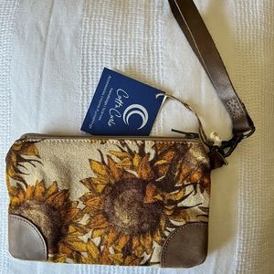 Cott N Curls Sunflower Wristlet